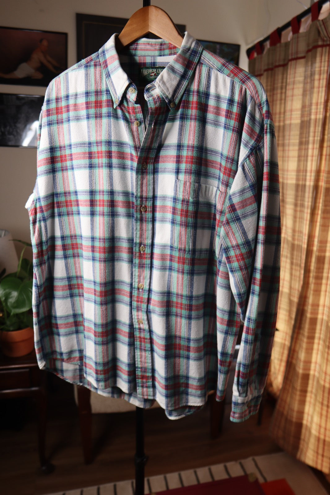 Vintage 90s American Eagle Outfitters Mens XLarge Flannel Button Down