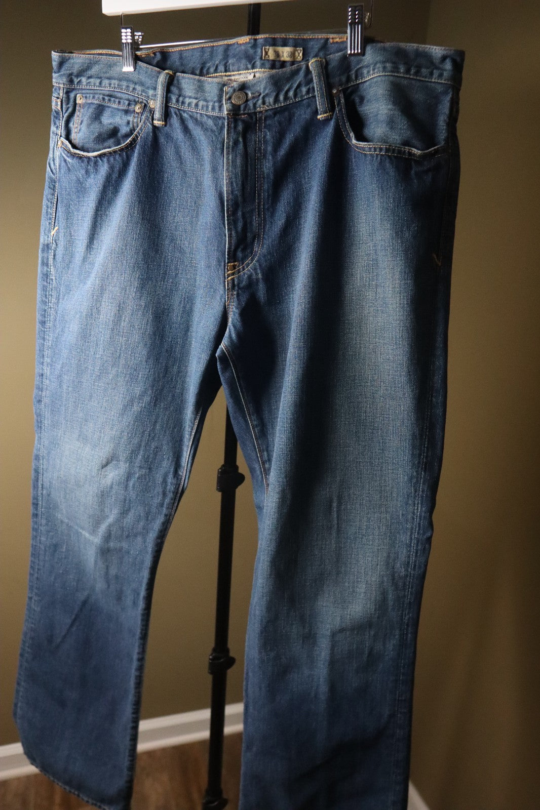 Polo Ralph Lauren Colton Bootcut Jeans Mens 38x32 Blue Medium Wash