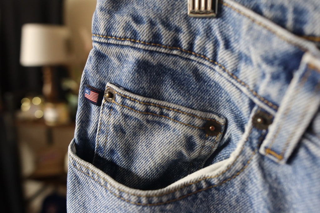 Vintage Polo Ralph Lauren American Flag Jeans 34x30