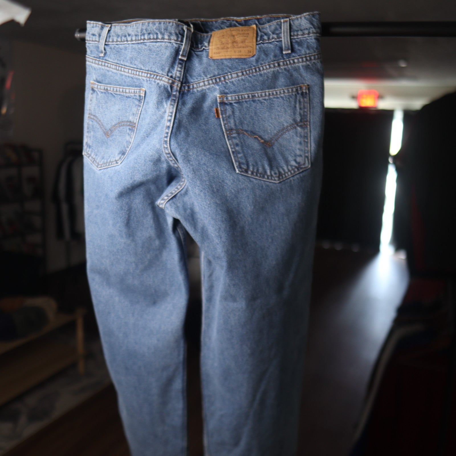 Vintage 90s Levi's 550 Orange Tab Relaxed Fit Denim 38X34