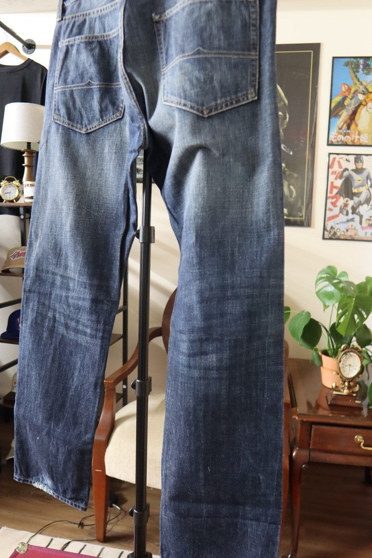 Denim Supply Ralph Lauren Jeans Mens 36x34 Straight Blue Vintage Flag Logo