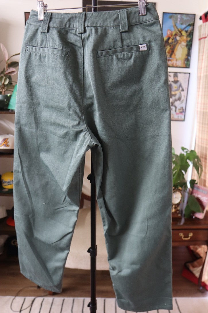 HUF Green Skater Pants Size 28