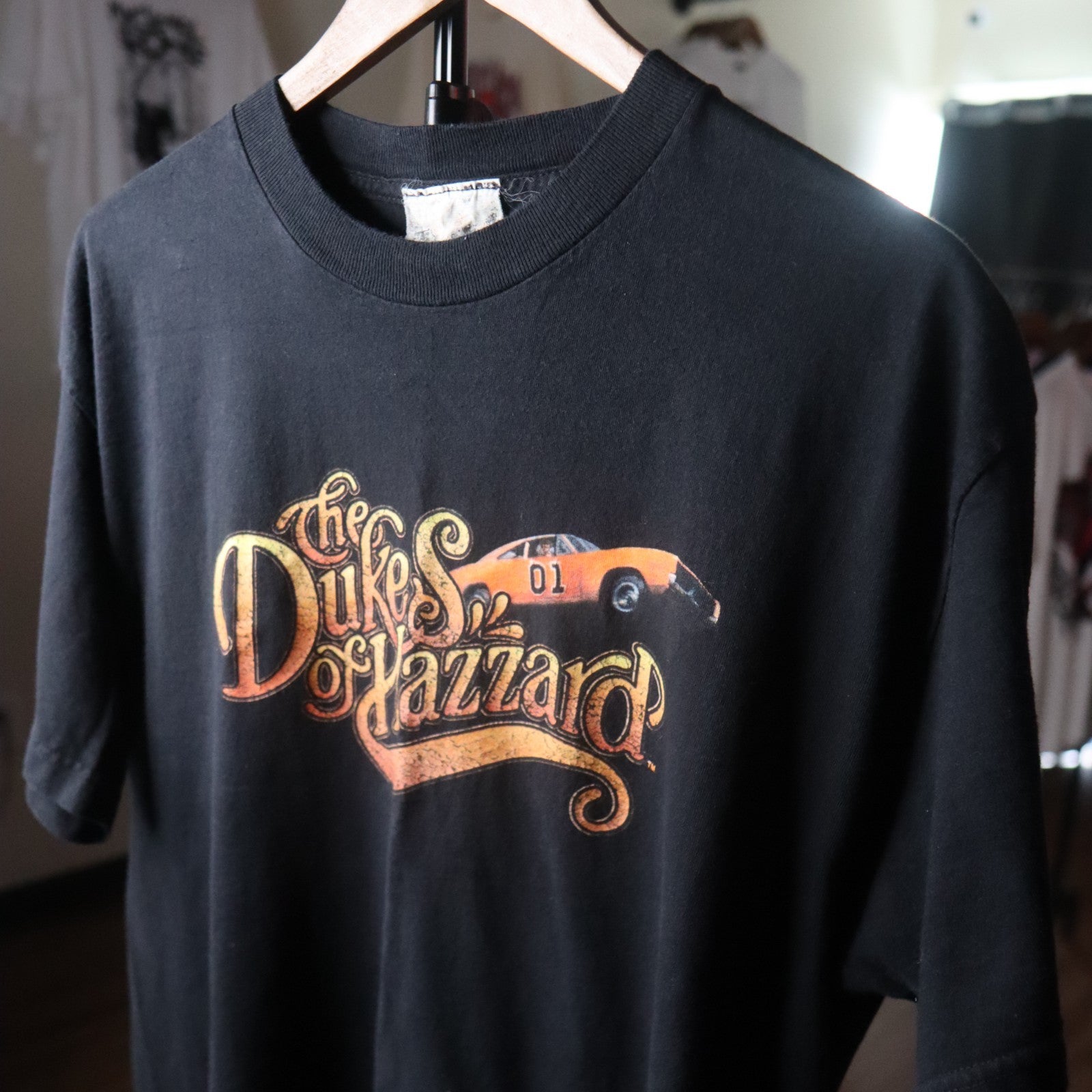 Vintage Dukes Of Hazzard General Lee T Shirt Mens Size XL