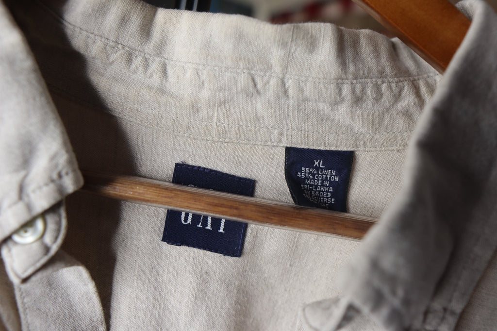 GAP Cotton/Linen Casual Shirt Size XL