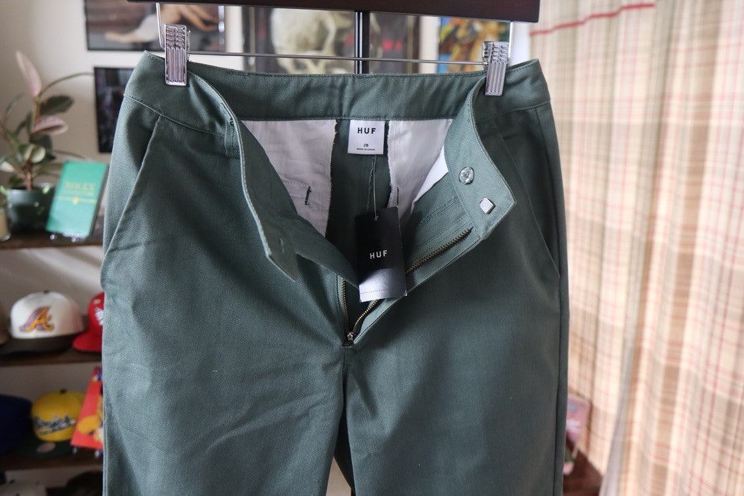HUF Green Skater Pants Size 28