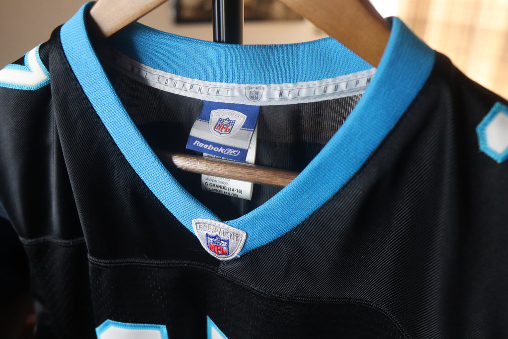 Vintage Carolina Panthers Jake Delhomme Reebox Jersey(Kids)