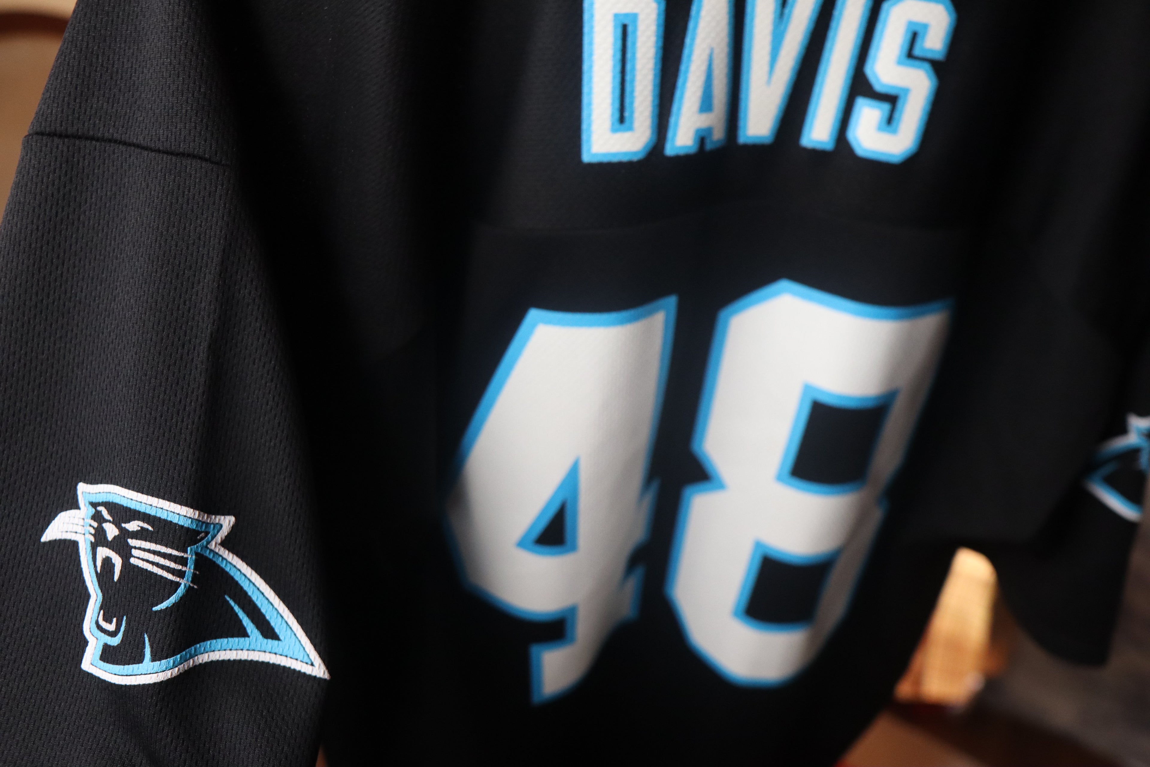 Vintage Carolina Panthers Stephen Davis Practice Jersey